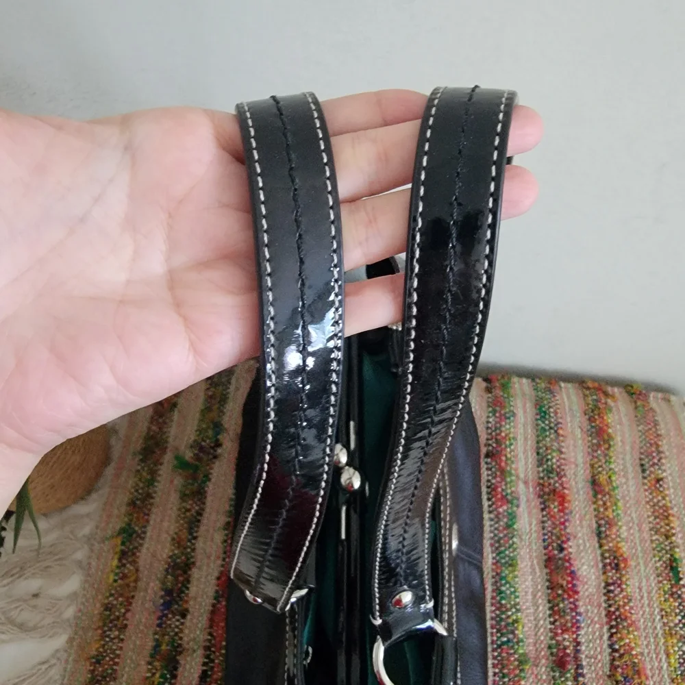 Coach Black Leather Shoulder Bag